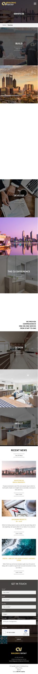 BEVIN CREATIVE – Services – CU Building Group