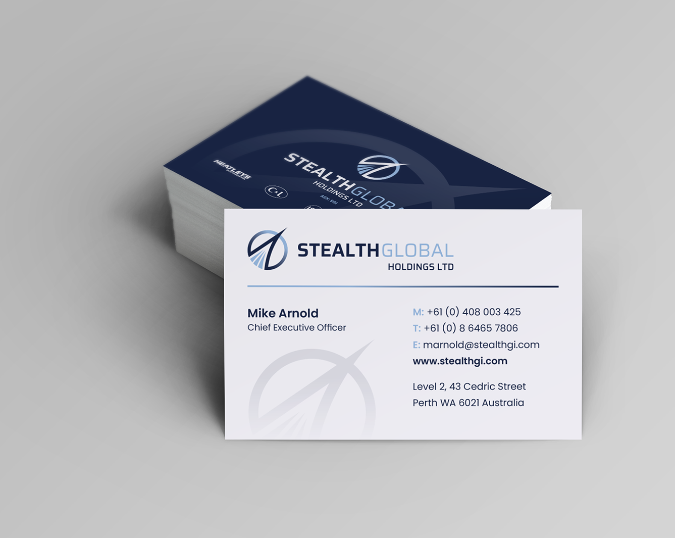 BEVIN CREATIVE – Stealth Global Business Card