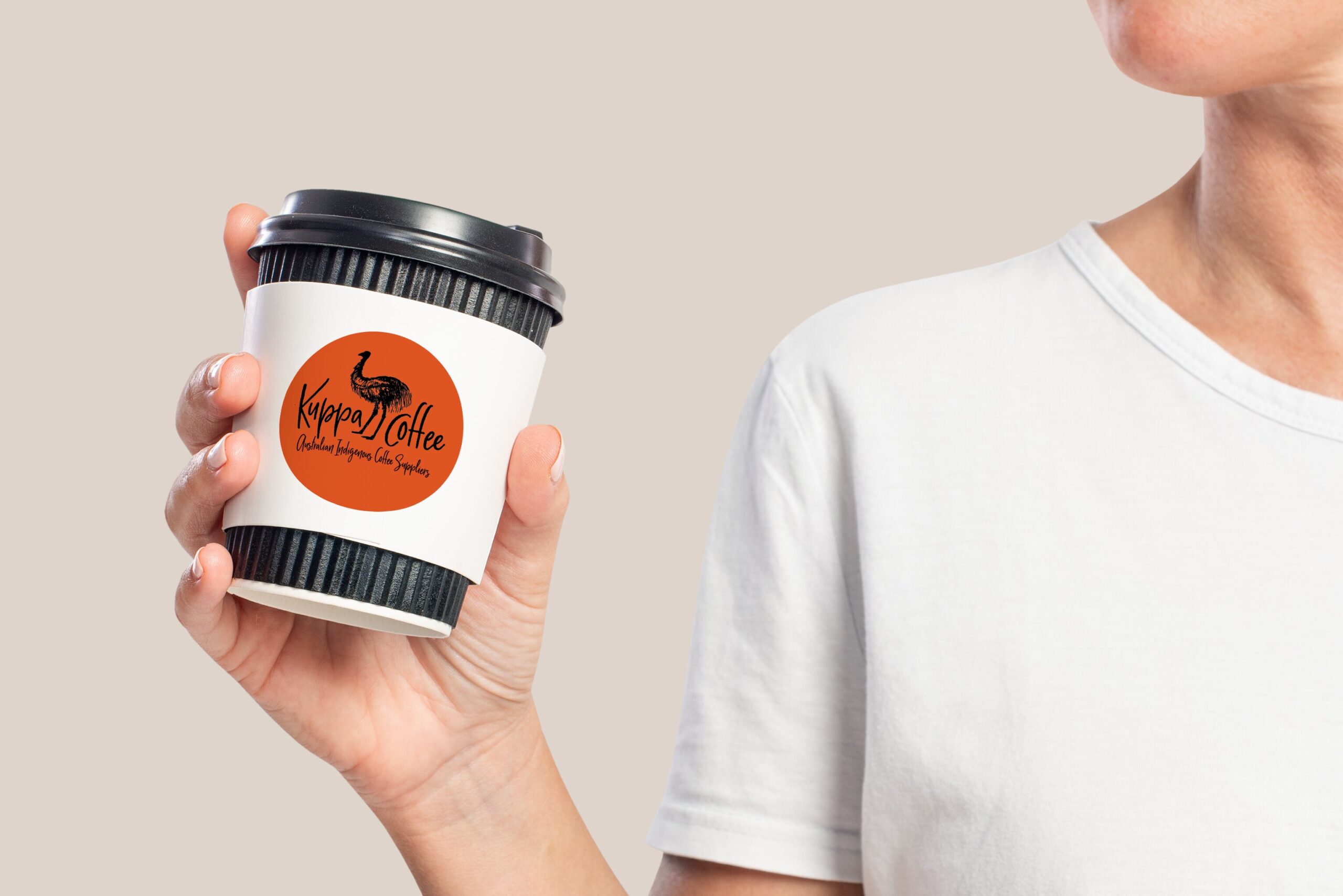 BEVIN CREATIVE – Kuppa Coffee – Woman holding cup – BEVIN