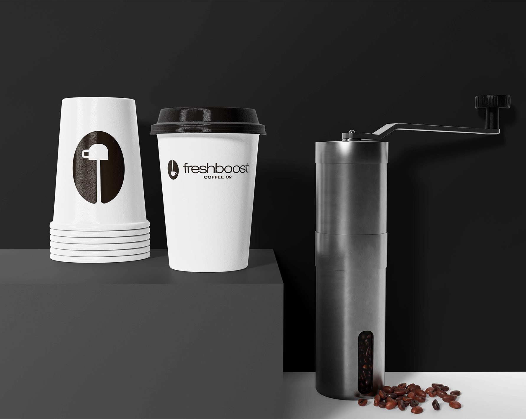 Fresh Boost Coffee – Mockup 1